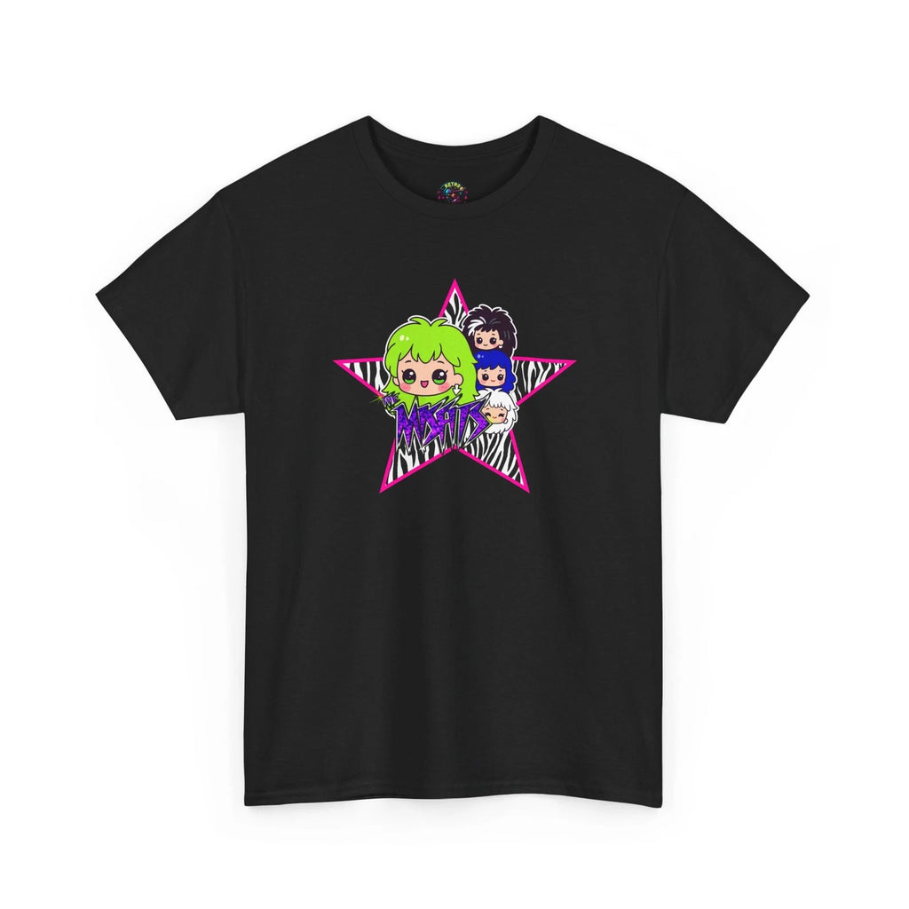 Kawaii Misfits Band Tee 80s Cartoon Anime Style Jem Cute Punk T-Shirt