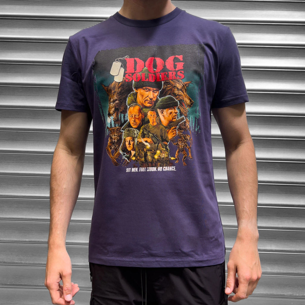 Mens Dog Soldiers Movie Poster T Shirt Horror Classic Retro Werewolves Slasher