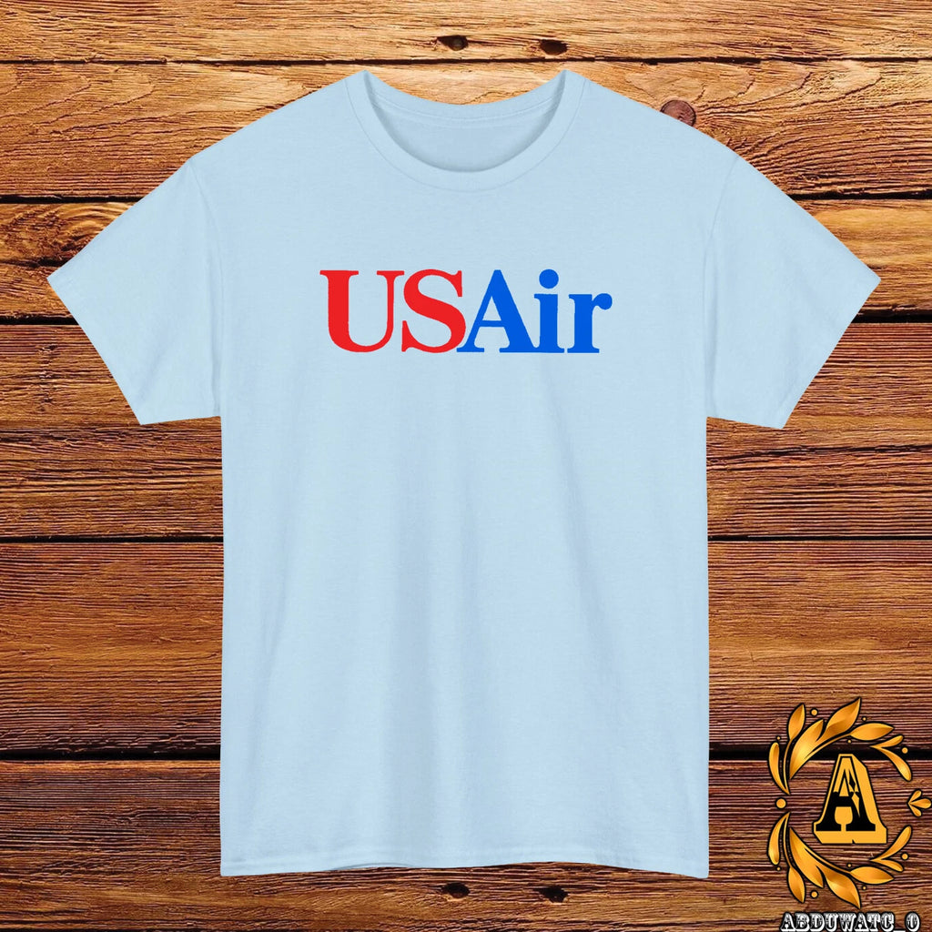 USAir Retro Logo T-Shirt Black/Grey/White/Navy/Red/Light Blue