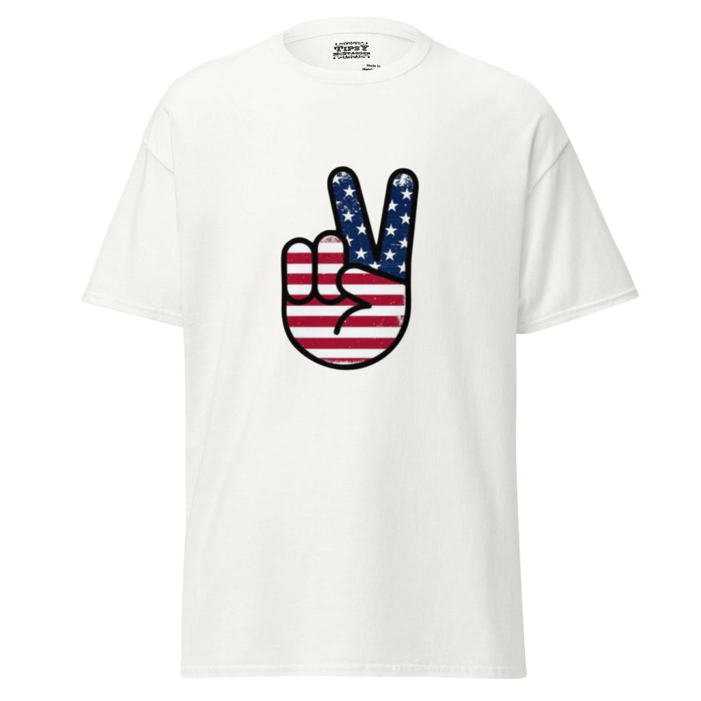 Unisex classic tee - Peace Fingers - Various Colors