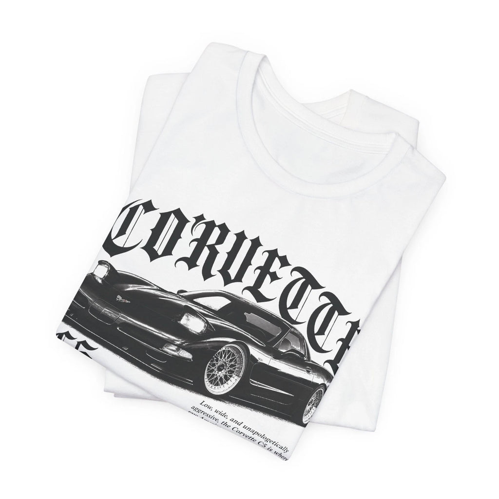 Corvette C5 car illustration T-Shirt | Classic sports car tee