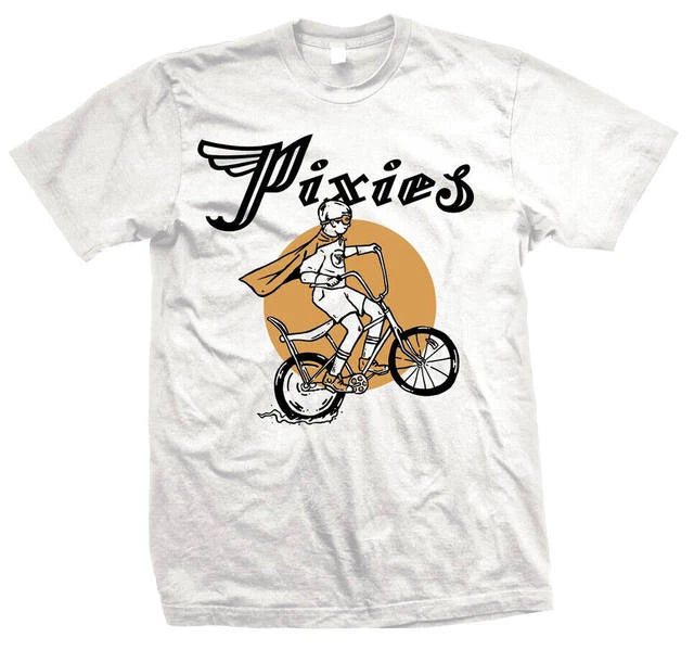 The Pixies Tony Bike Premium Soft White T-Shirt UNISEX SHIRT
