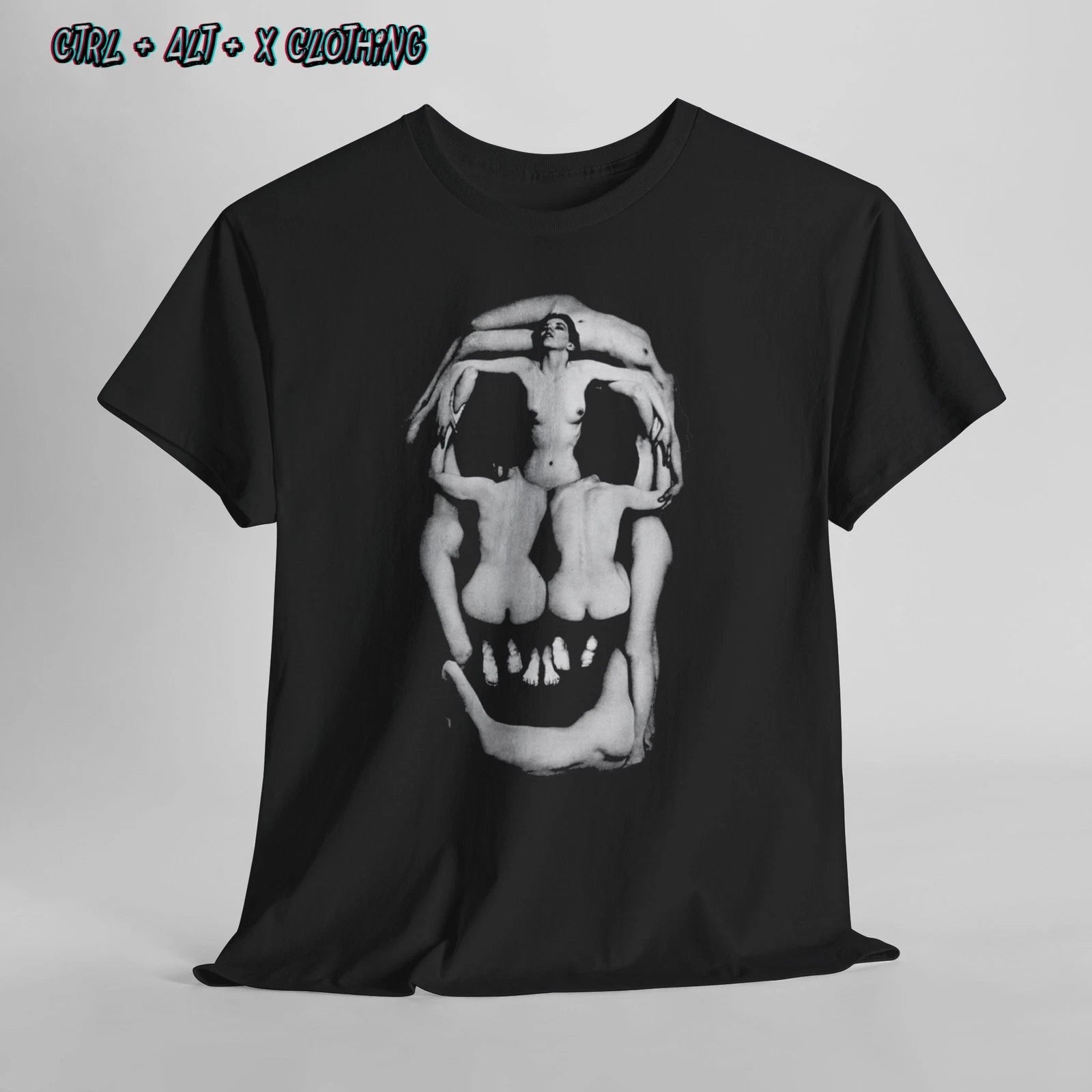 Salvador Dali Skull Shirt, Surrealist  Goth, Art Lover Gift, Unisex Cotton Top