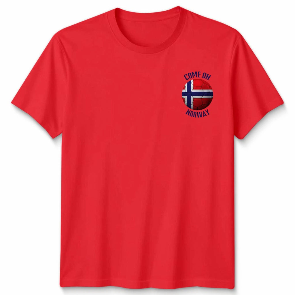 Come On Norway Football Unisex Kids T-Shirt Country Pride Soccer Tee #WC