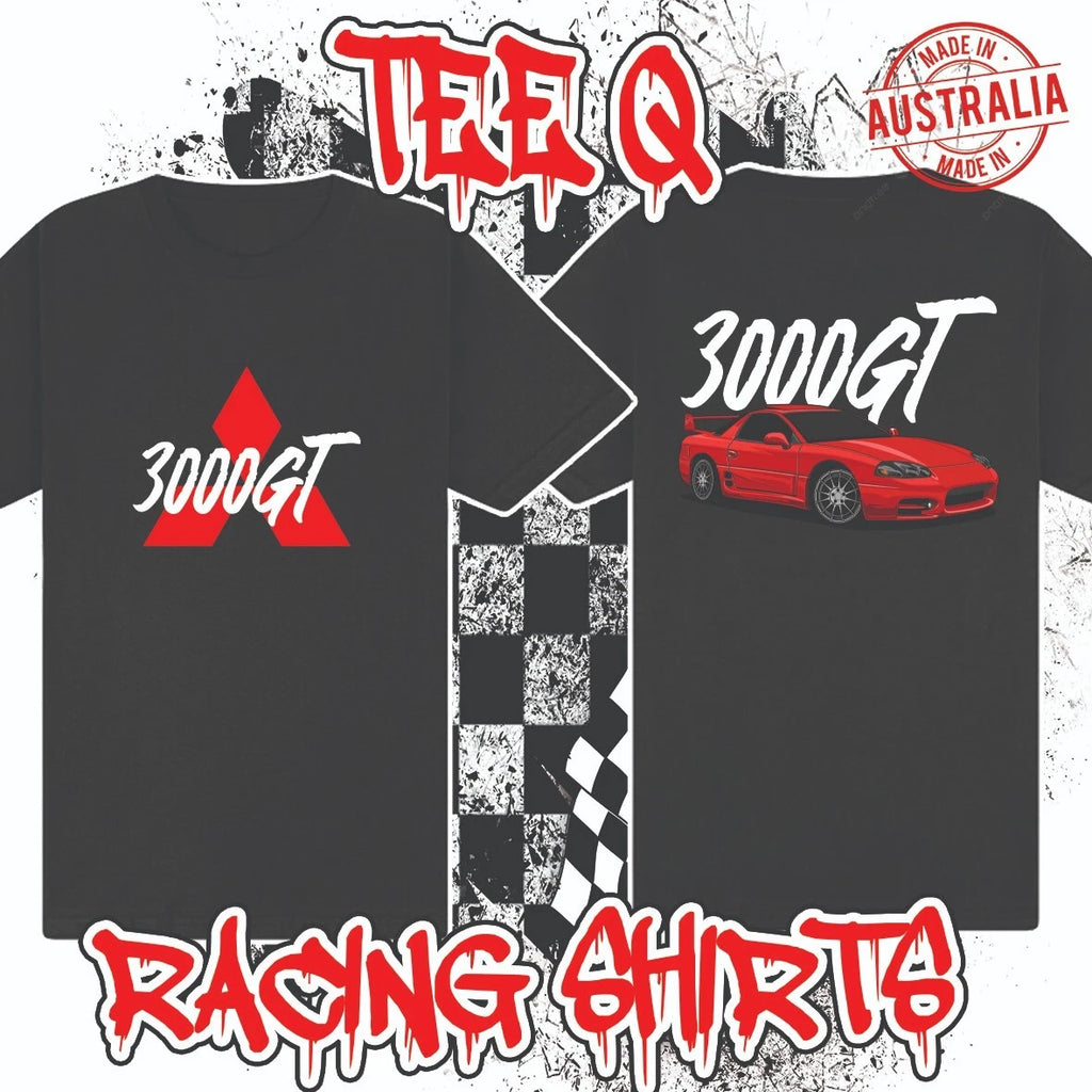 Mitsubishi 3000GT GTO JDM ~ Premium Black Gildan Cotton Tee