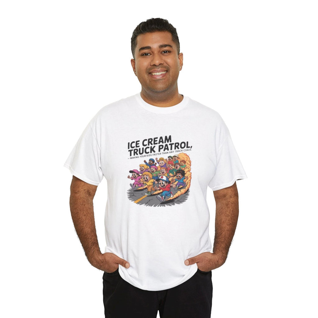 VTG Ice Cream Truck Driver T Shirt 90s Graphic Heavyweight Funny Kids Chase Tee