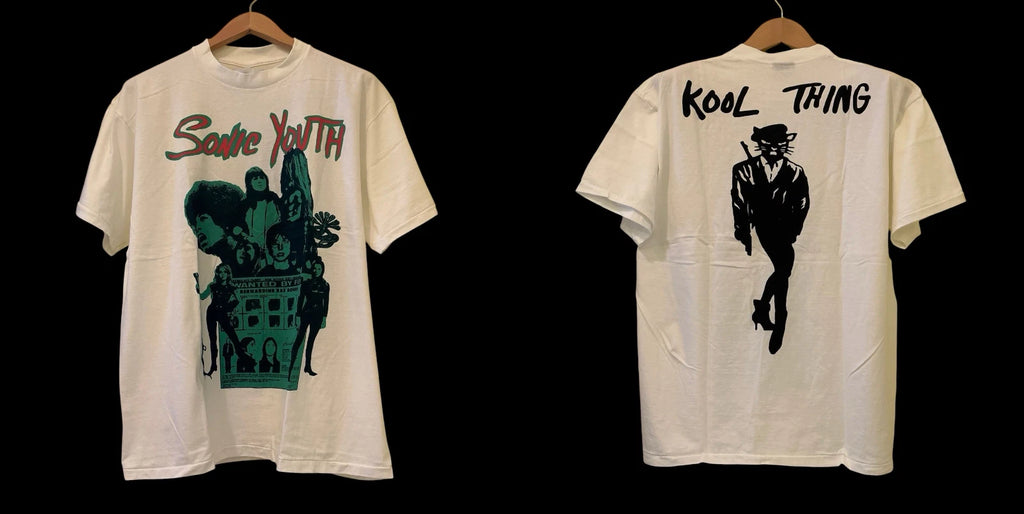 Vintage Sonic Youth KOOL THING 90s Band Tour T-Shirt REPRINT