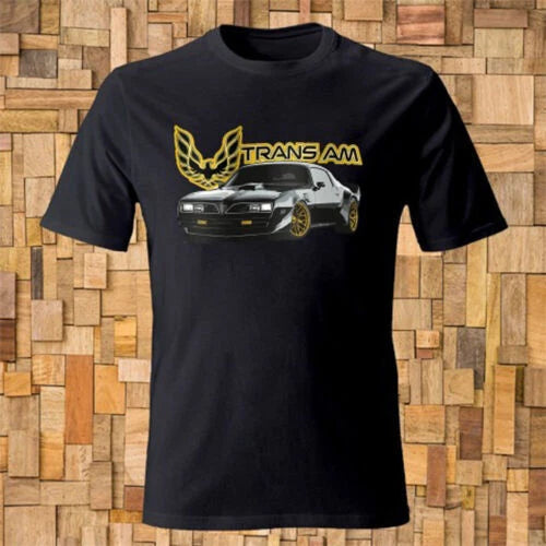 Pontiac Firebird Trans Am Logo Men's Black T-shirt