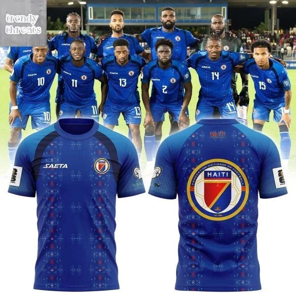 Haiti 2026 World Cup 3D Unisex T-Shirt Gift For Fan Men Tee All Size S-5XL
