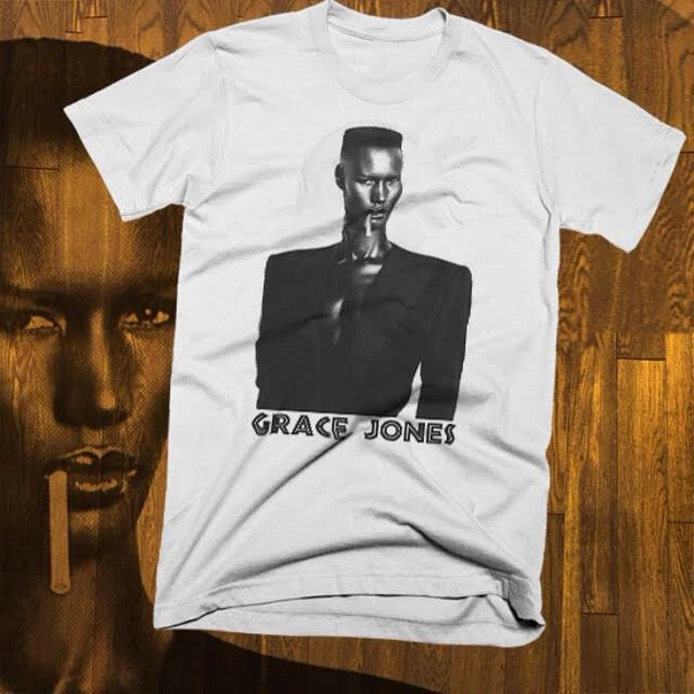 Grace Jones T-Shirt Retro Cigarette Vintage hipster Tee, Jamaica, music