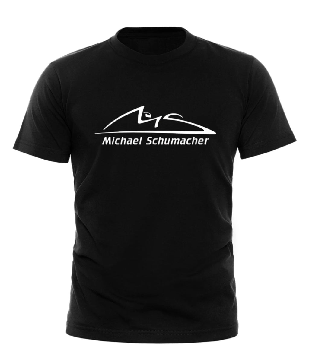 MICHAEL SCHUMACHER T SHIRT F1 All SIZES BLACK WHITE UNISEX ADULT