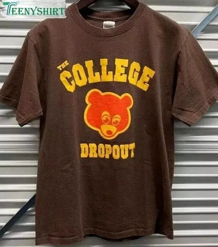 Kanye West The College Dropout Dark Chocolate T shirt Reprint AN49618
