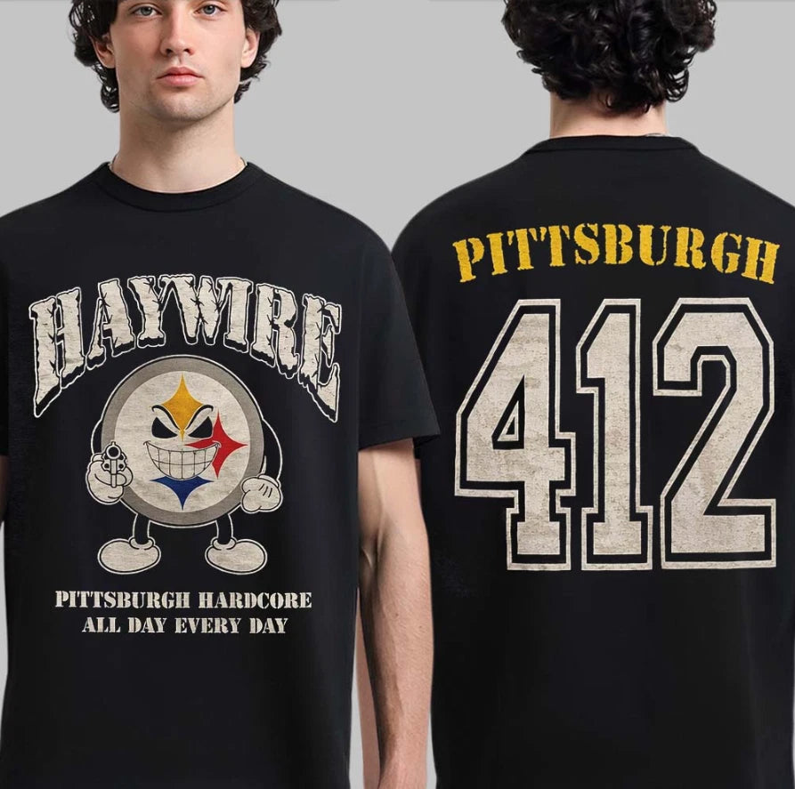 Haywire 2026 Pittsburgh Stage AE Event Tee February 12 Hardcore Edition