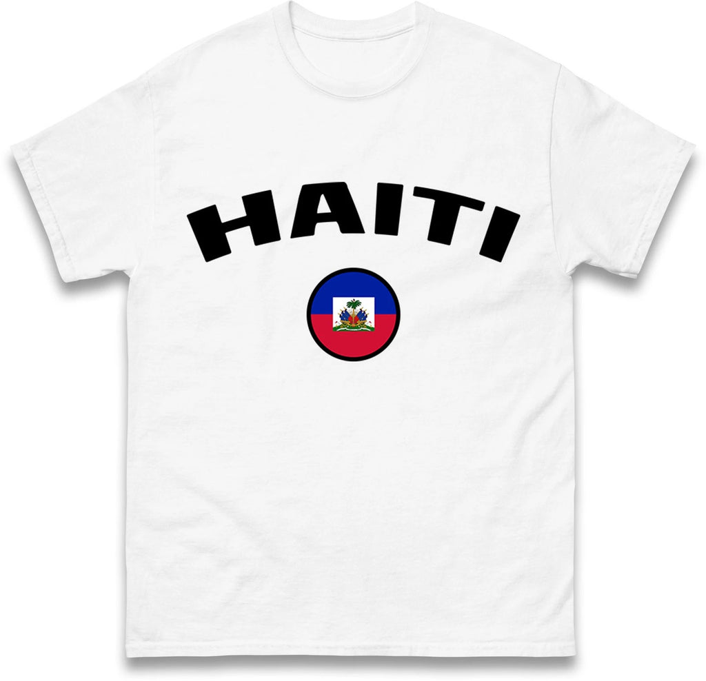 Haiti football T Shirt, Personalised football Tee, Custom Name and Number Top