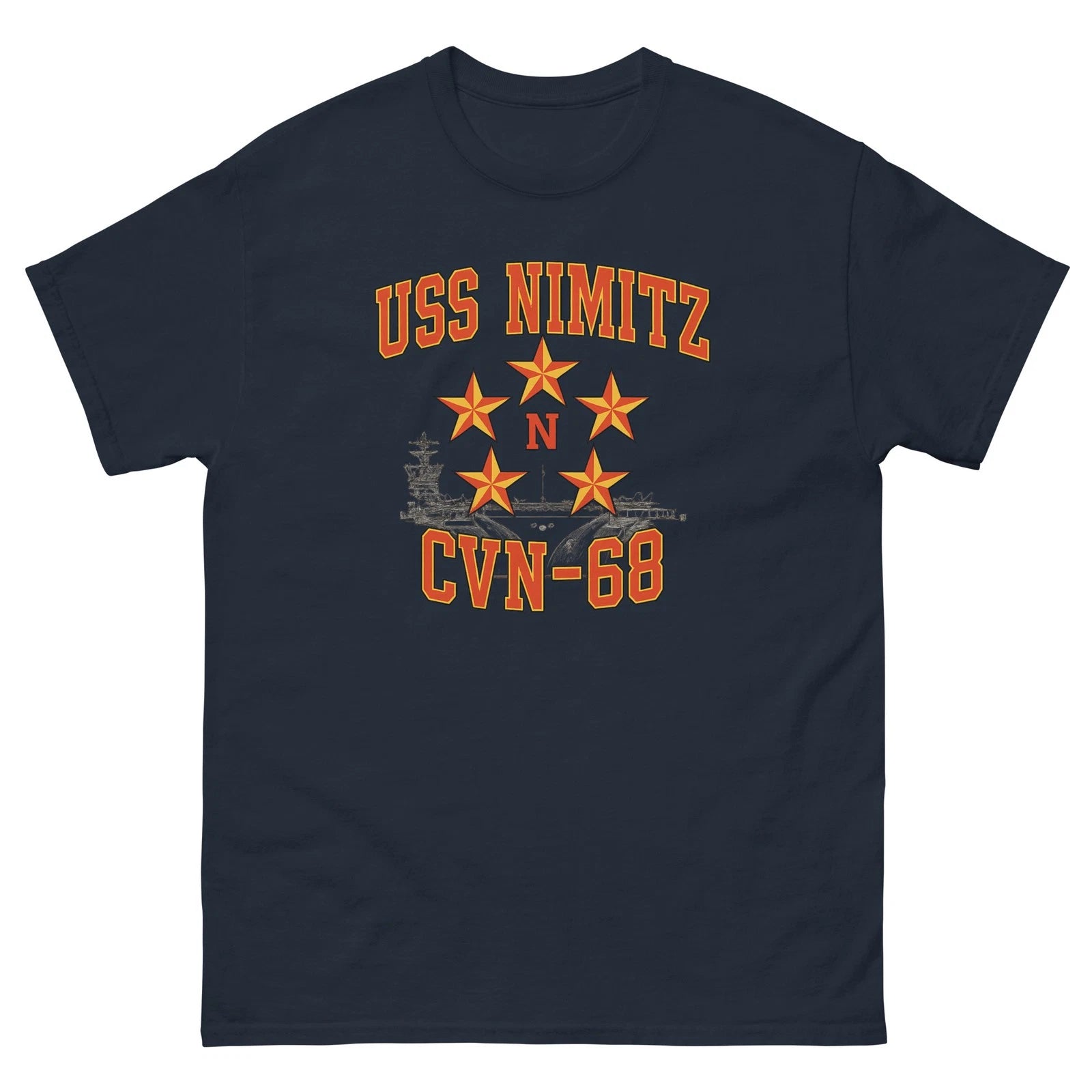 USS NIMITZ CVN 68 Unisex classic t-shirt