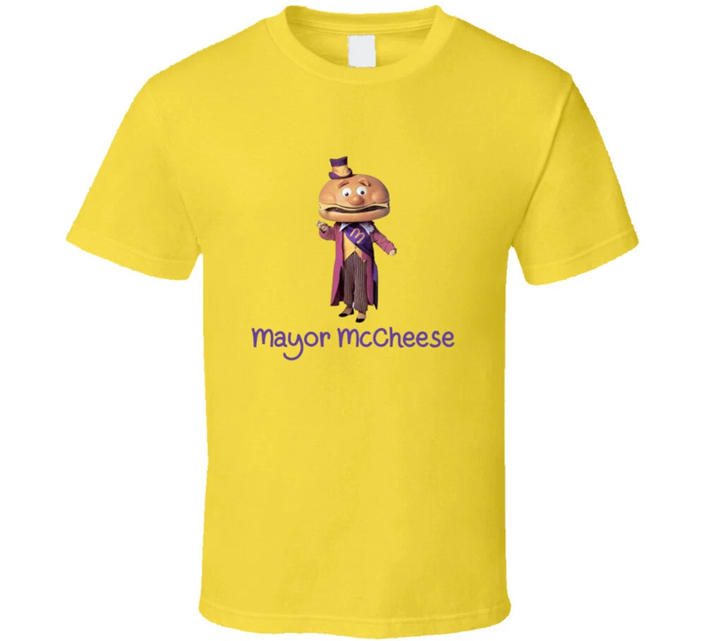 Mcdo Mayor Mccheese Vintage Retro Style T-shirt And Apparel T Shirt