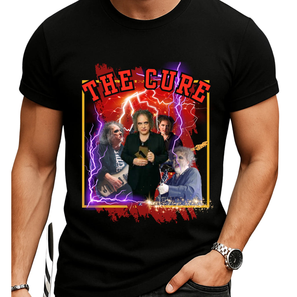 The Cure T-Shirt, The Cure bootleg tour t-shirt,  Vintage boy rock band t shirt