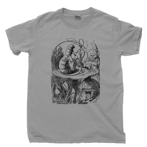 Alice In Wonderland T Shirt Lewis Carroll John Tenniel Book Illustration DVD Tee