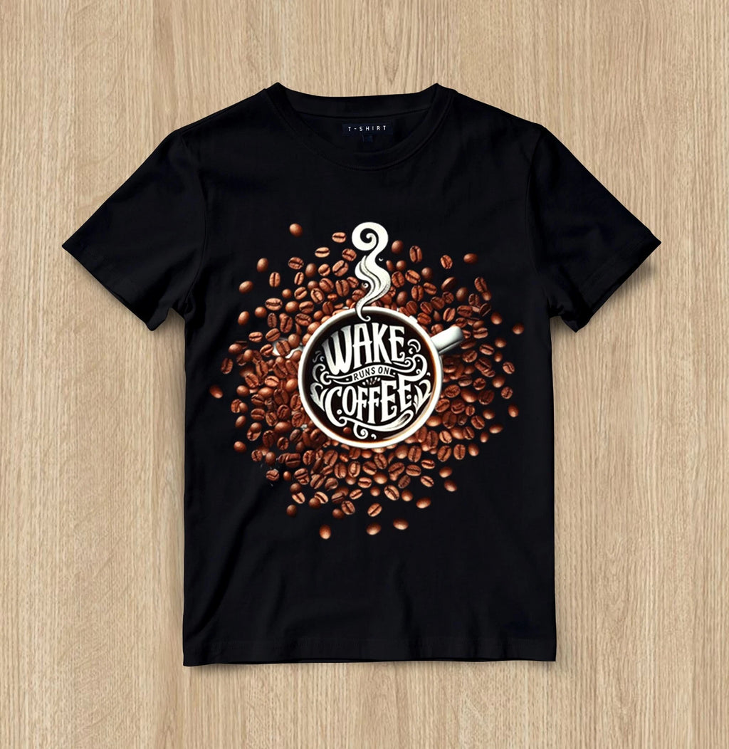 Custom Coffee Culture Graphic T-shirt Design Unisex Jersey Short Sleeve Tee
