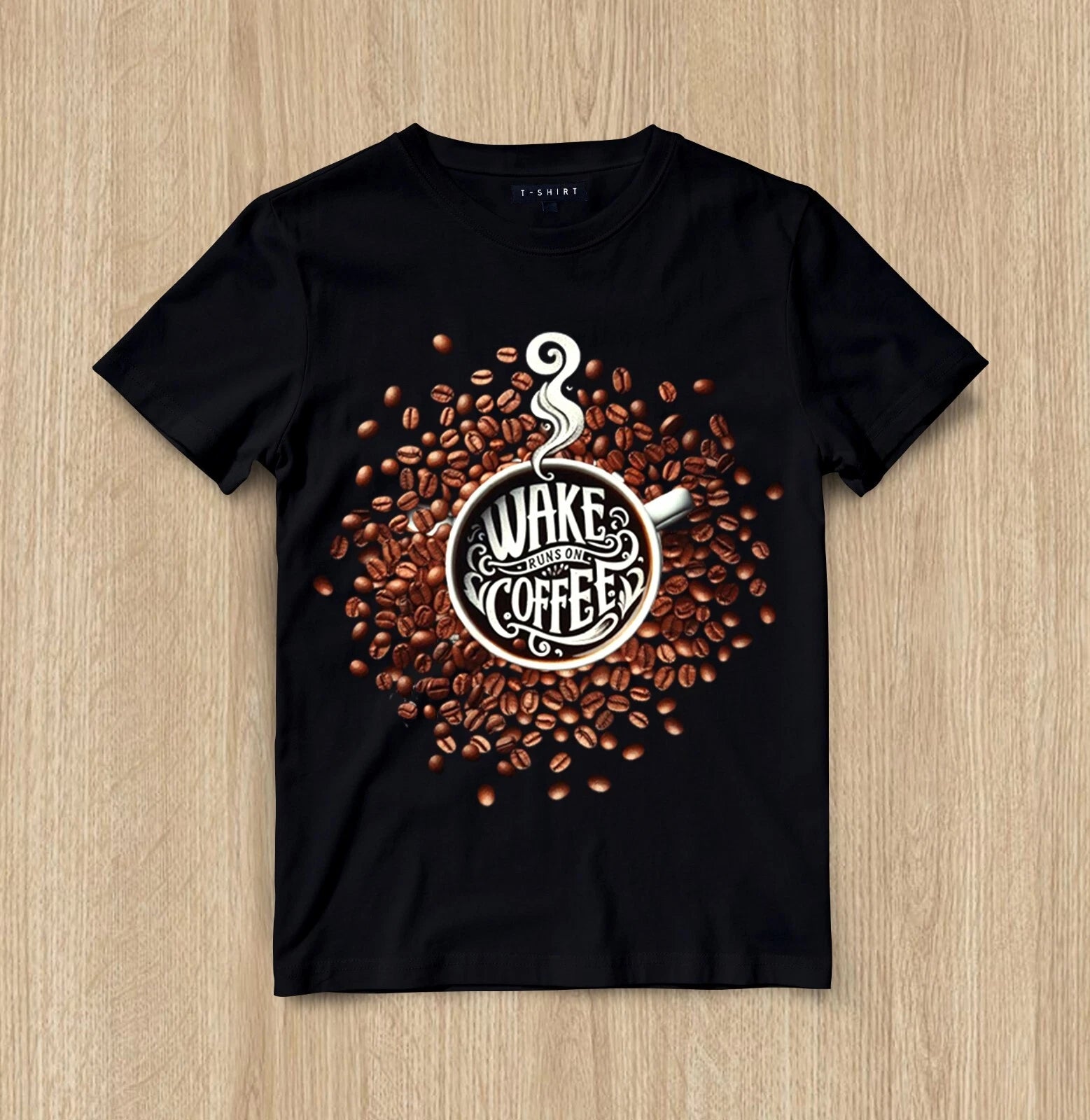 Custom Coffee Culture Graphic T-shirt Design Unisex Jersey Short Sleeve Tee