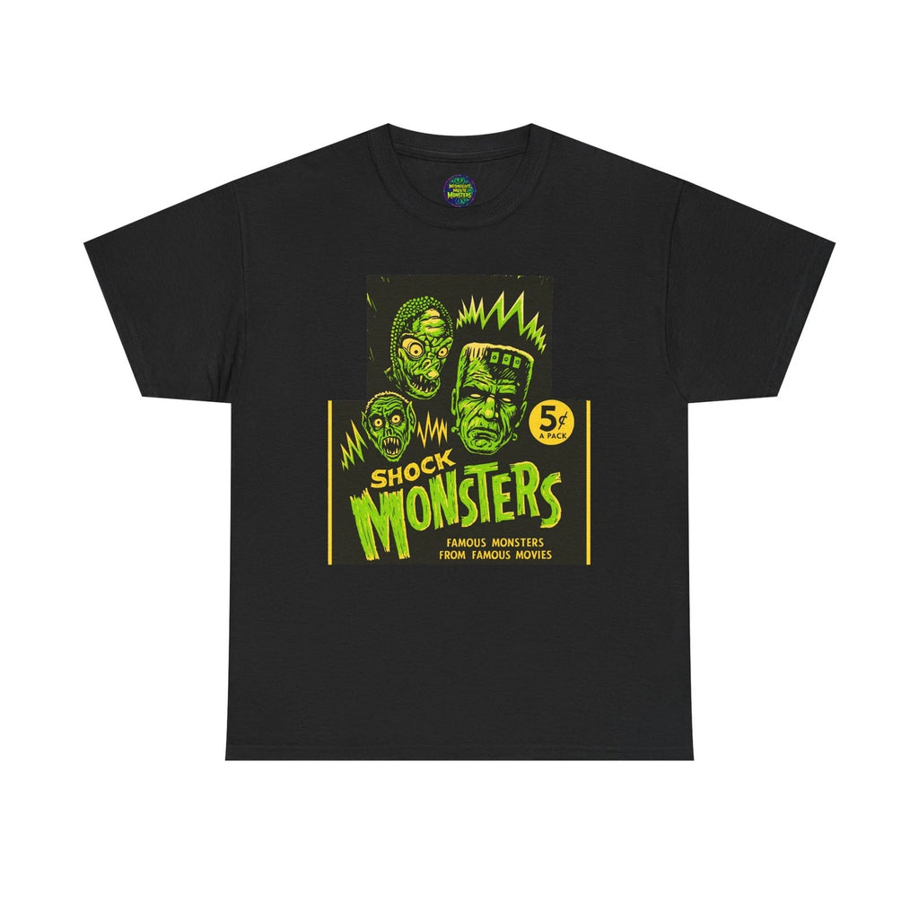 Shock Monsters T-Shirt Tee FAMOUS FROM FAMOUS MOVIES Frankenstein Mole People