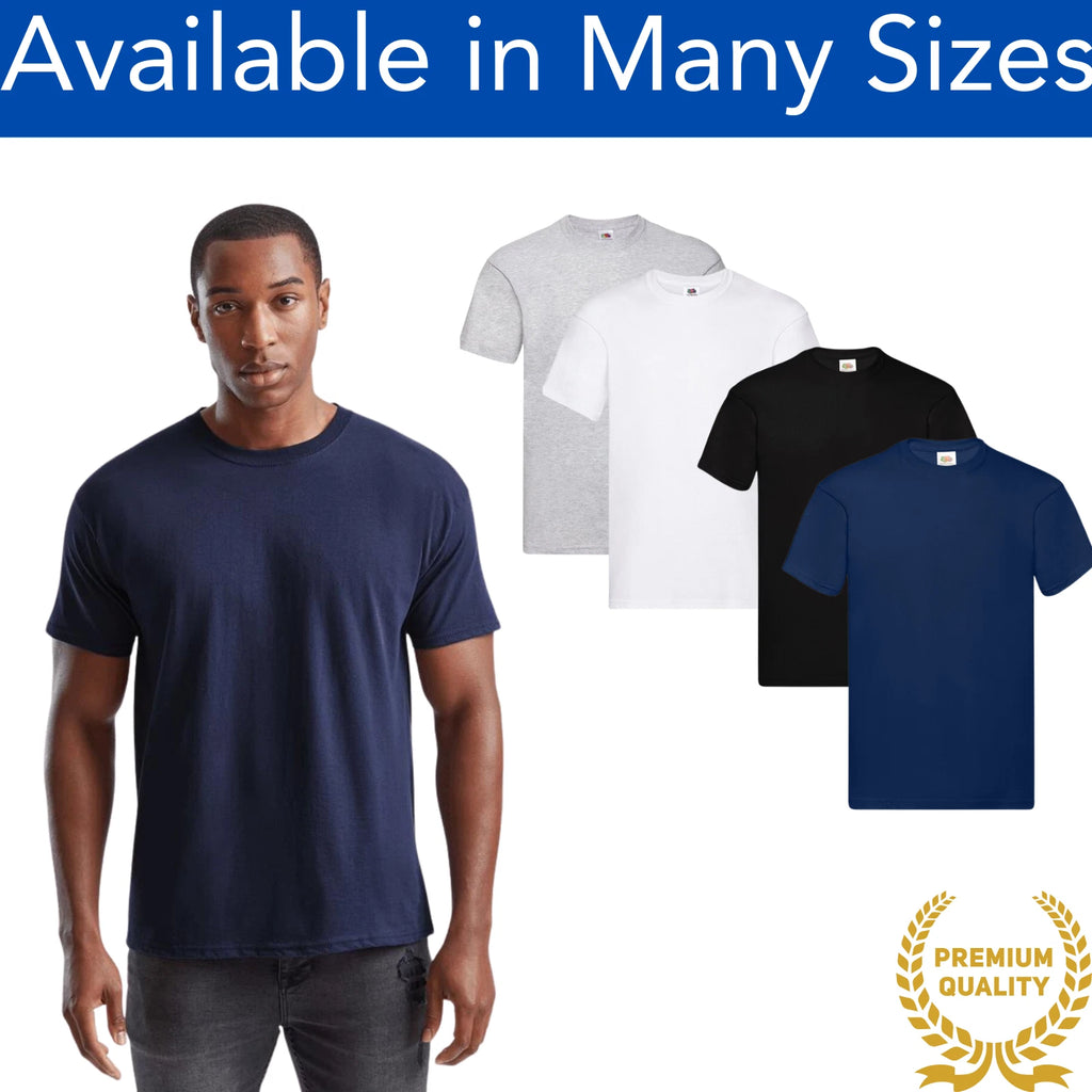 Men’s T shirt 100% Cotton Crew Neck Tee Summers Soft  Plain Tee Shirt  S-2XL