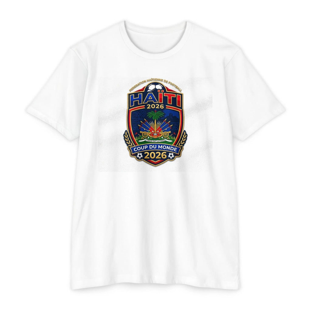 Haiti 2026 Crest T-Shirt | Coup du Monde Soccer Badge