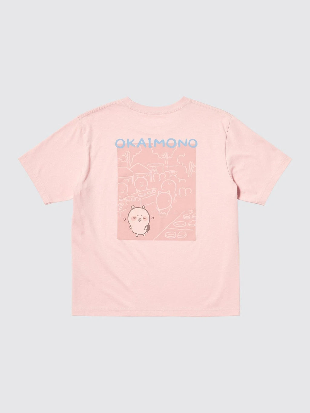 UNIQLO CHIIKAWA Joke Bear and Friends UT Graphic T-Shirt  Pink JAPAN limited