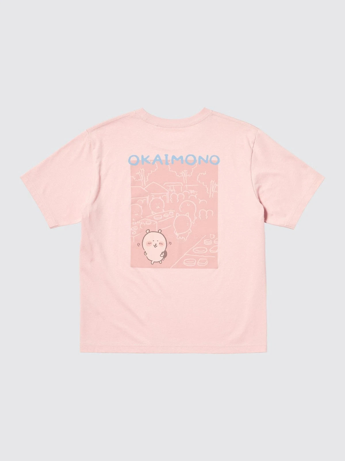 UNIQLO CHIIKAWA Joke Bear and Friends UT Graphic T-Shirt  Pink JAPAN limited