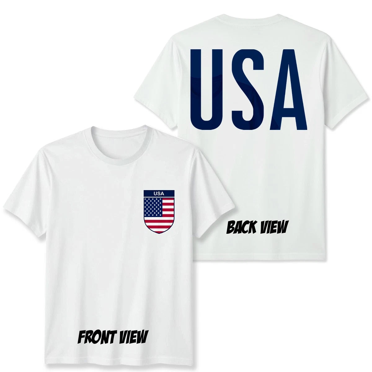 USA Football Unisex Kids T-Shirt Country Pride Soccer Tee #WC