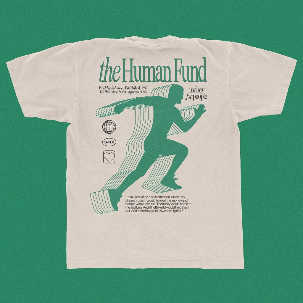 The Human Fund Seinfeld George Costanza 90's Sitcom Vintage Tee
