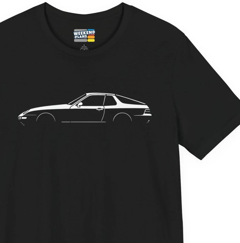 Porsche 968 Silhouette Shirt : 1992 to 1995 Classic on Soft Graphic Tshirt