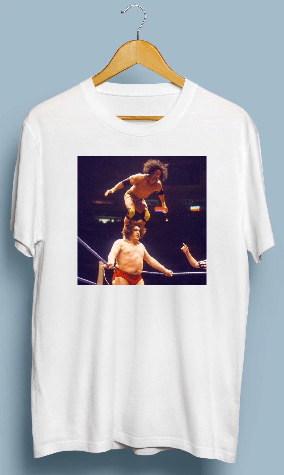 Vintage Andre The Giant w Superfly Jimmy Snuka T Shirt S M L XL 2XL