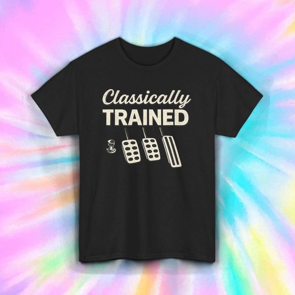 Manual Transmission Shirt Classically Trained Funny Car Tee S-5XL Mechanic