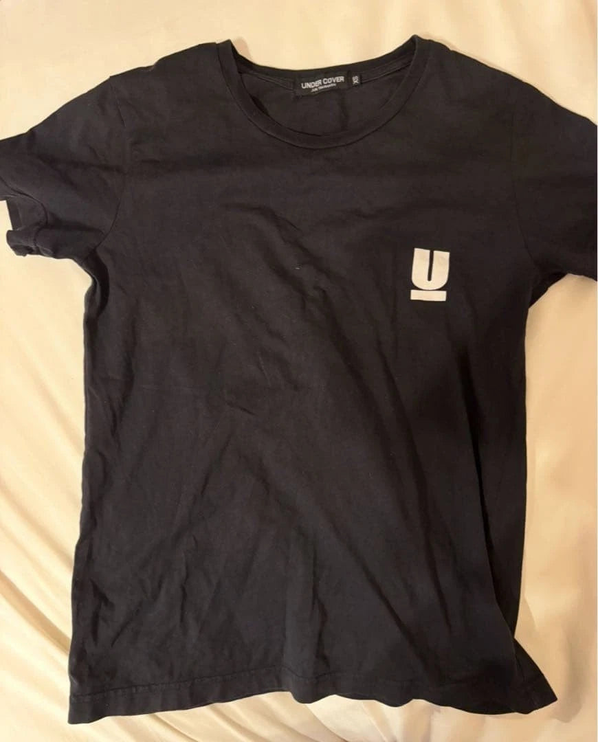 UNDER COVER Black T-shirt S size Used Simple Logo