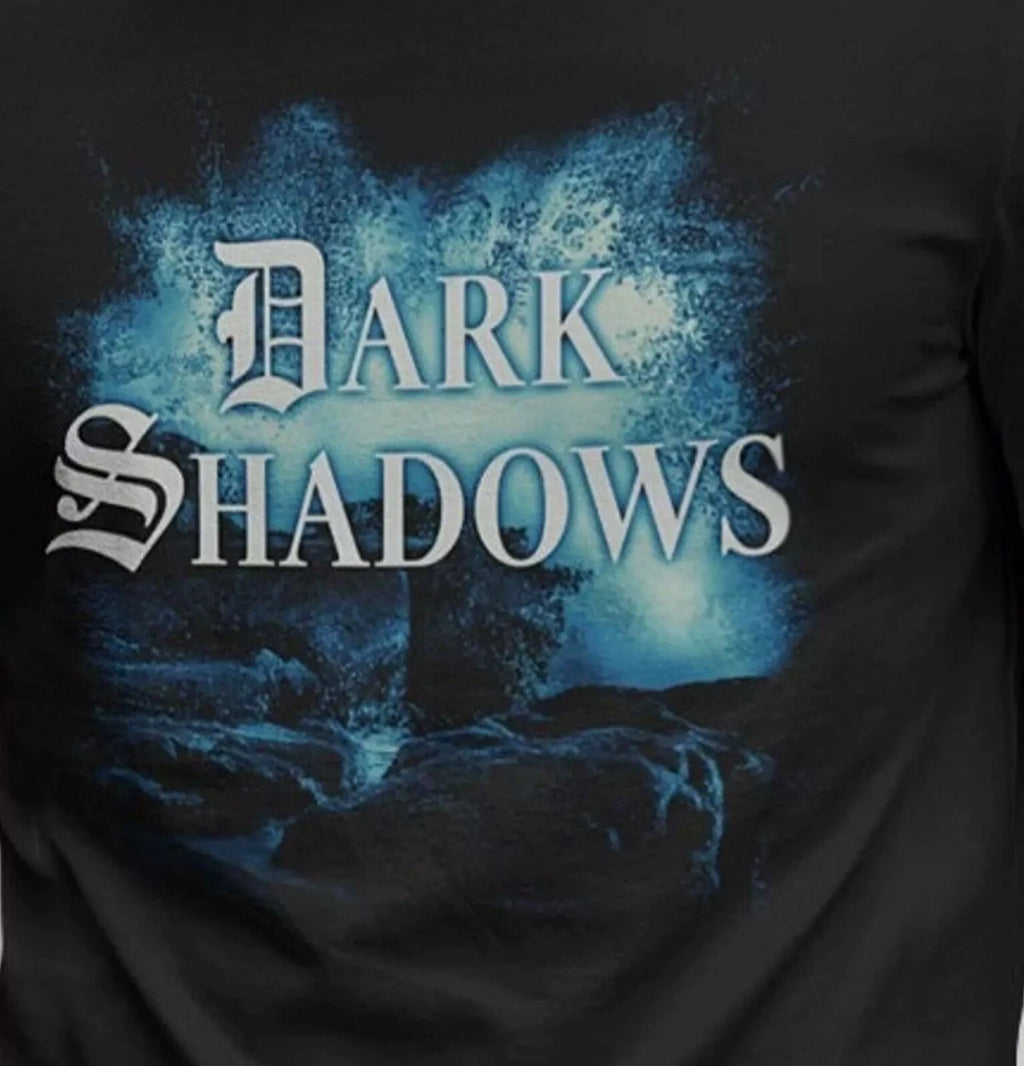 Dark Shadows Logo Shirt Wave Opening Title Scene Tee Collinwood Graphic Tshirt