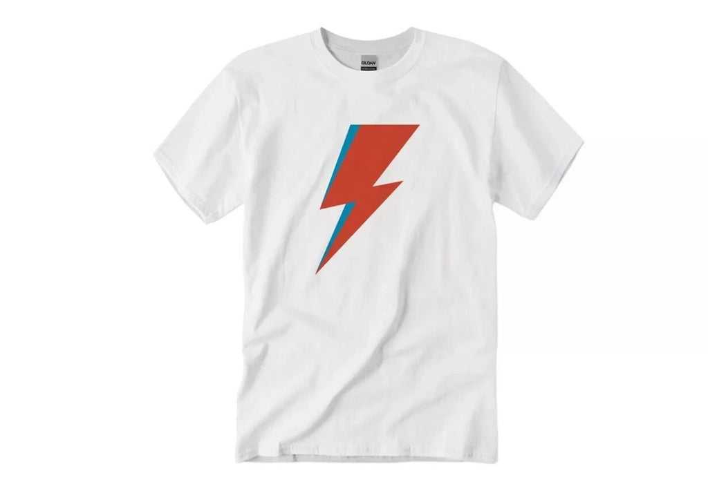 David Bowie Lighting Bolt Classic Rock T-shirt Tee Adult Unisex New