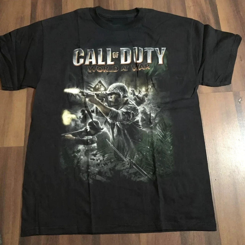 Vintage Call of Duty World at War Tee Classic FPS Game Unisex S-5XL Shirt ILS52