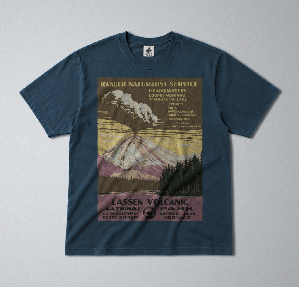 100% Cotton Tee - Regular Fit - Unisex - Lassen Volcanic National Park - USA