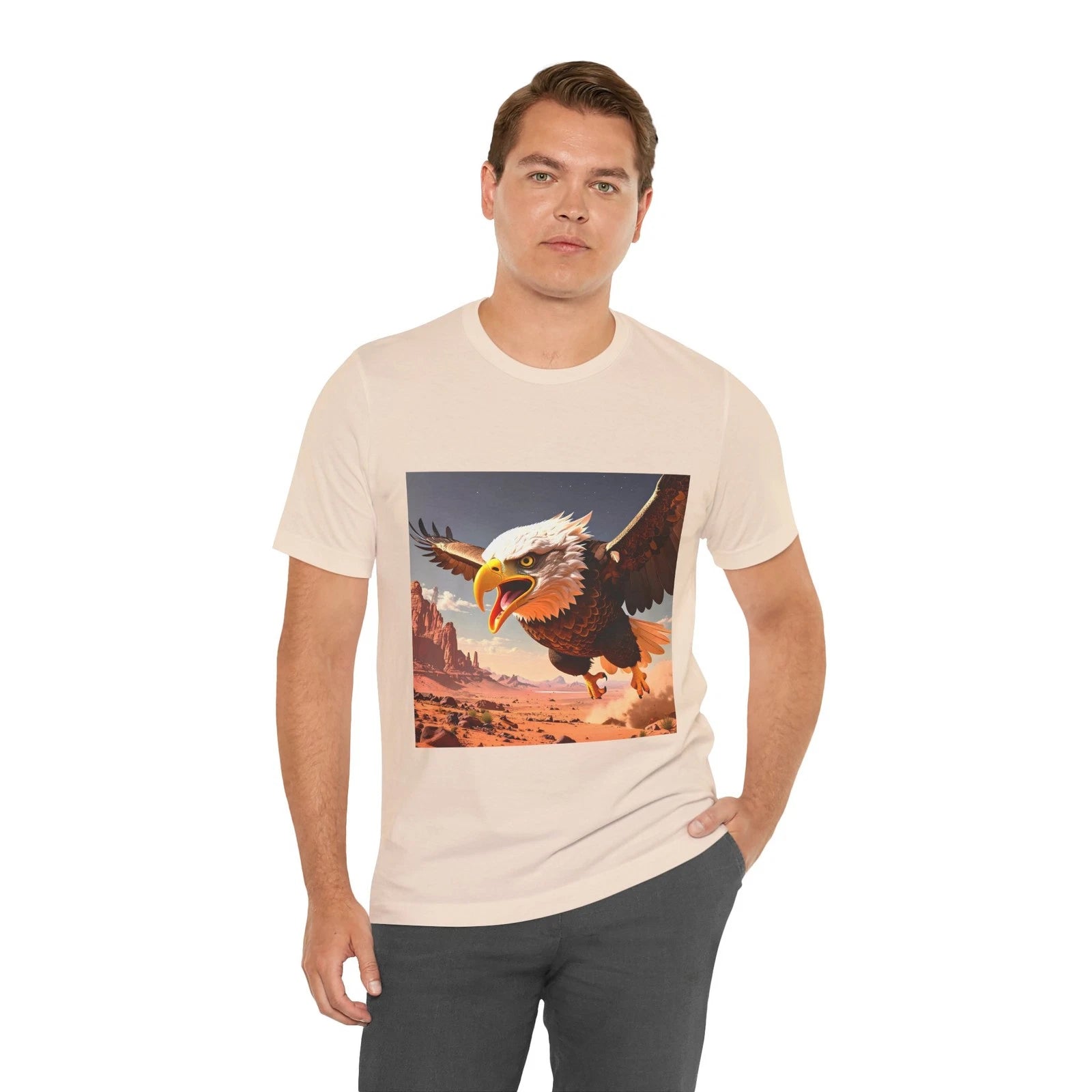 Soaring Bald Eagle Tee | Desert Canyon Illustration
