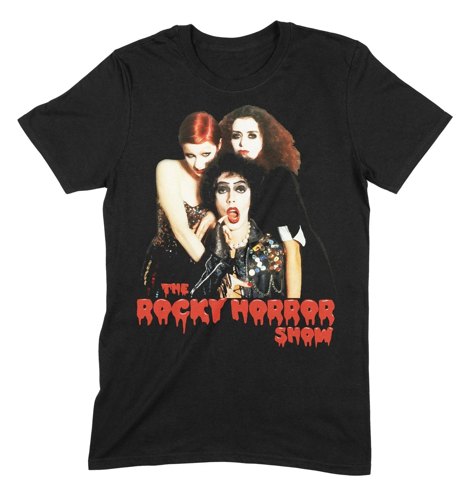 Rocky Horror Picture Show T Shirt - Frank N Furter Magenta & Columbia