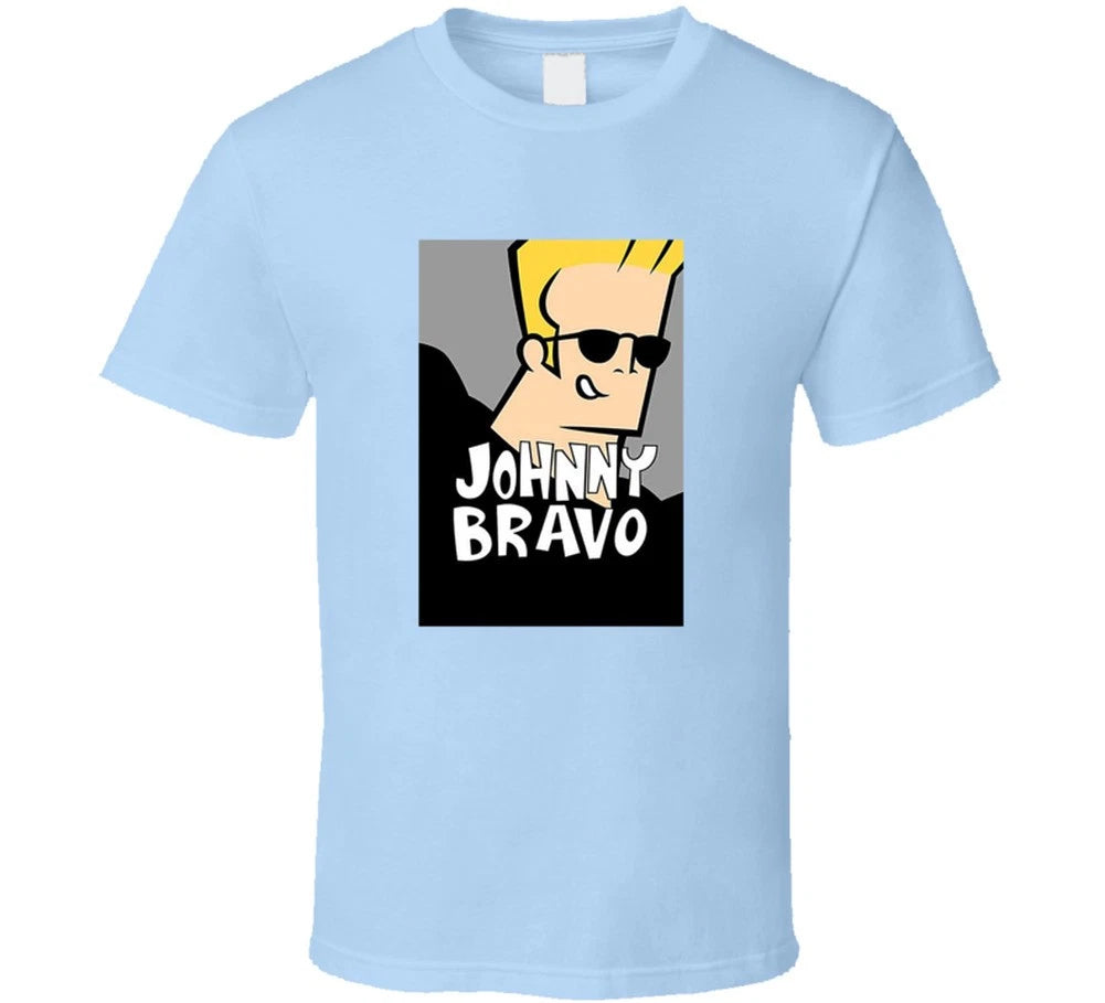 Johnny Bravo Tee Cool Retro Cartoon TV Show Fan T Shirt