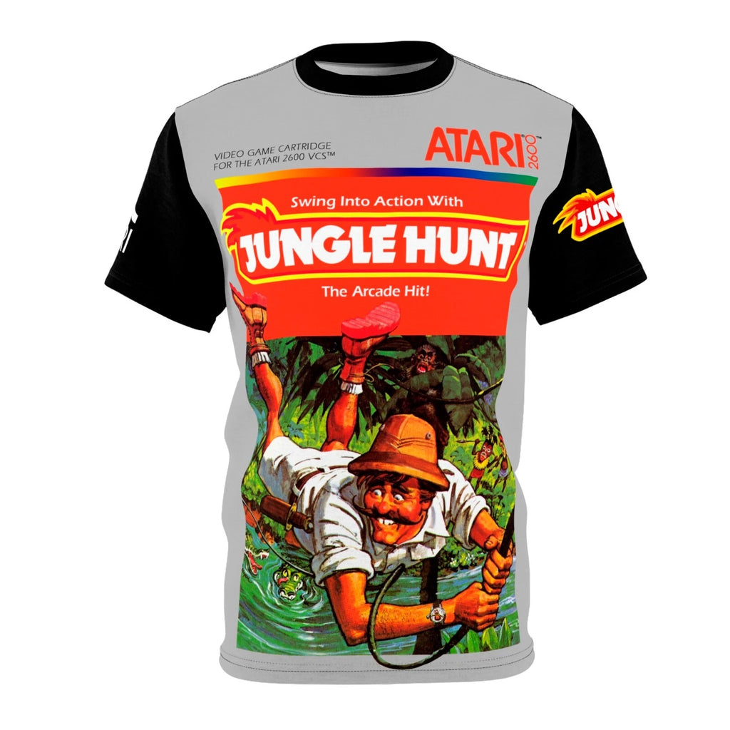 Jungle Hunt Atari 2600 Retro Vintage Cover Video Game T-Shirt