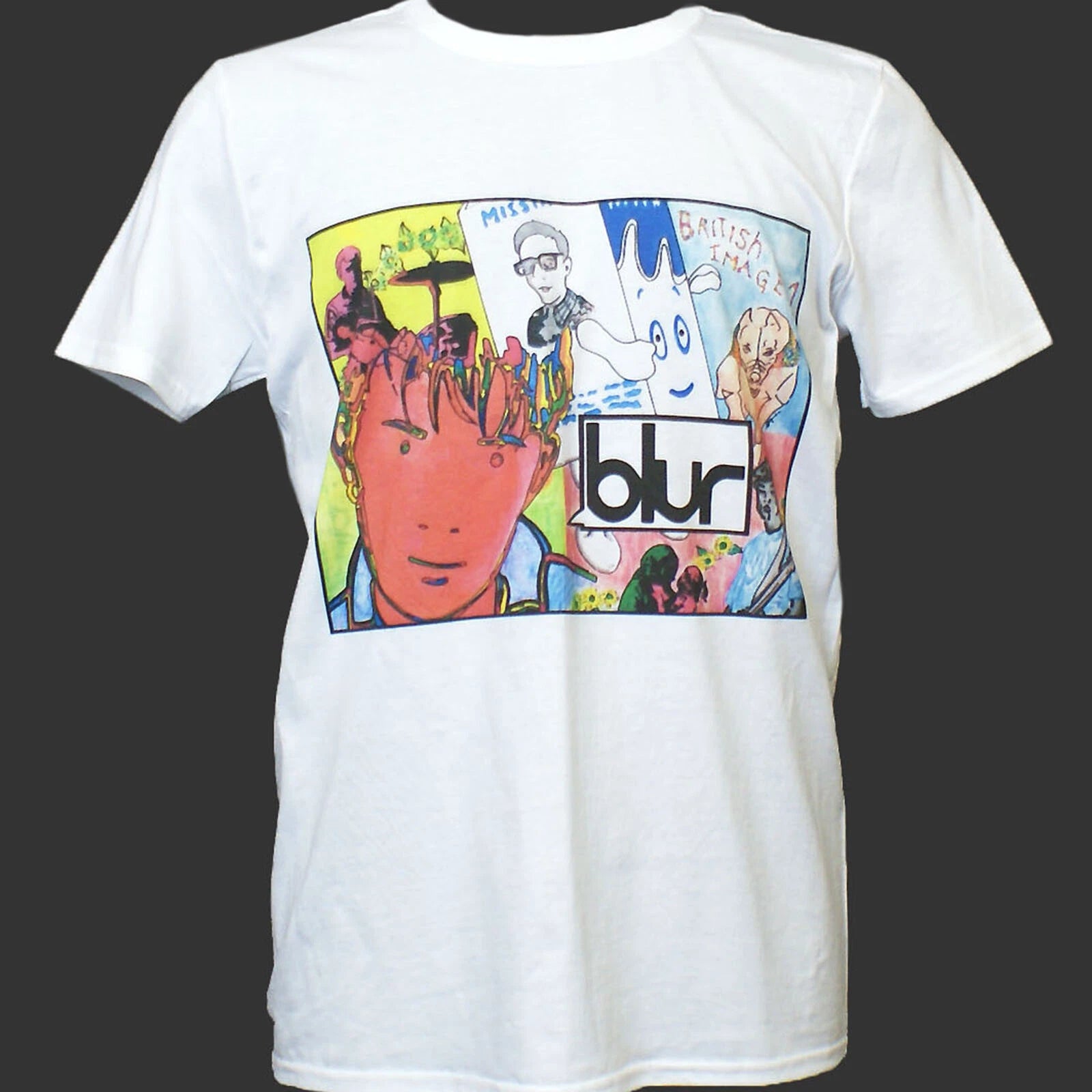BLUR BRITPOP INDIE PUNK ROCK T-SHIRT unisex S-3XL