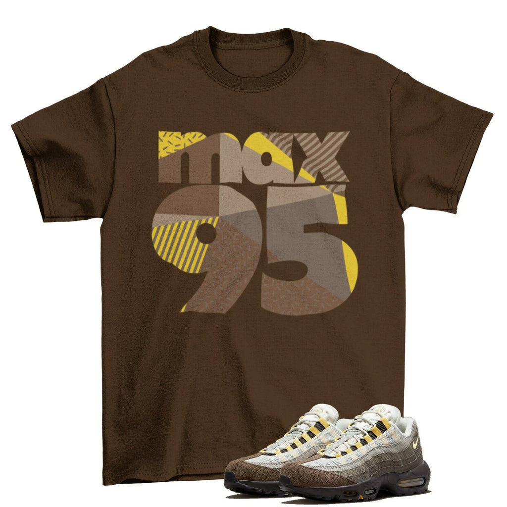 1995 Sneaker Shirt to Match Air Max 95 Ironstone DR0146-001 / NEW Dark Brown