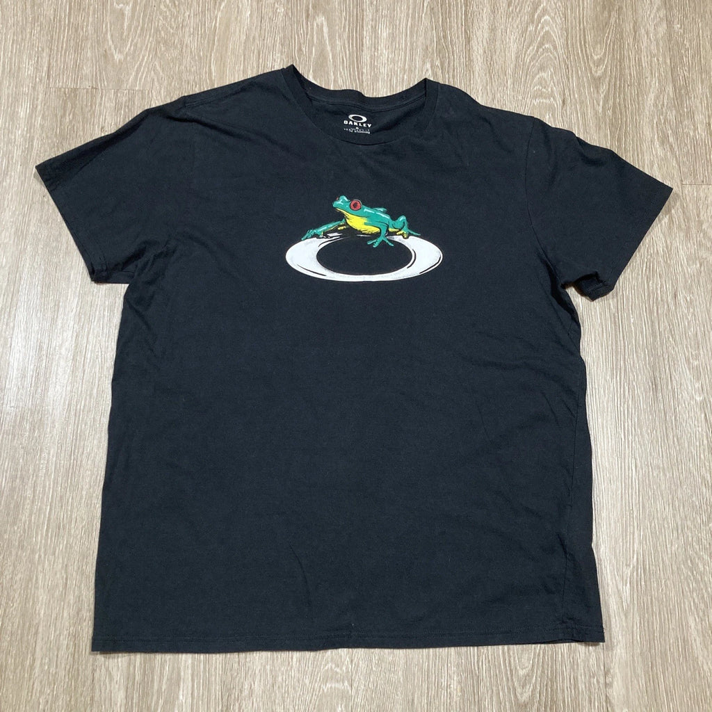 Oakley Shirt 2XL Frog Logo Active-wear Outdoors Streetwear Tee