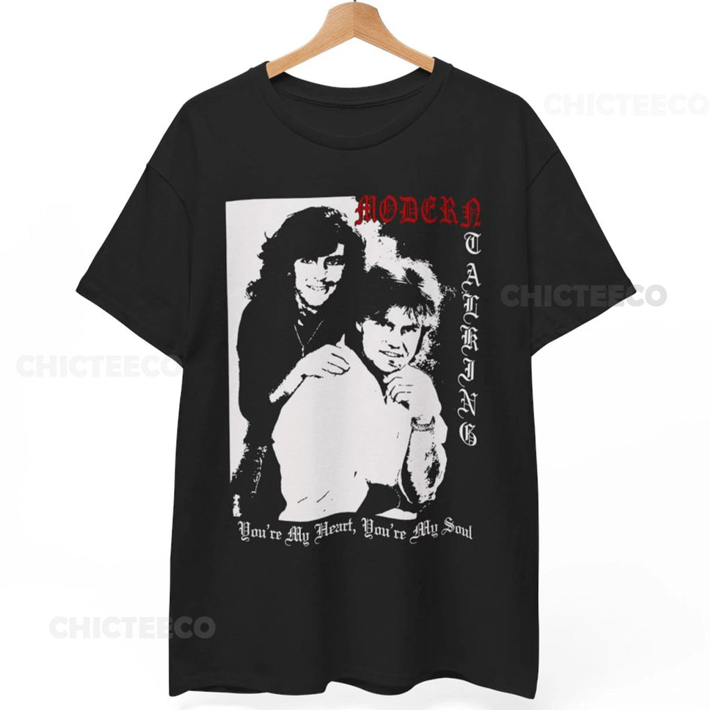 Modern Talking T-Shirt You're My Heart You're My Soul 80s Synth-Pop Unisex Tee