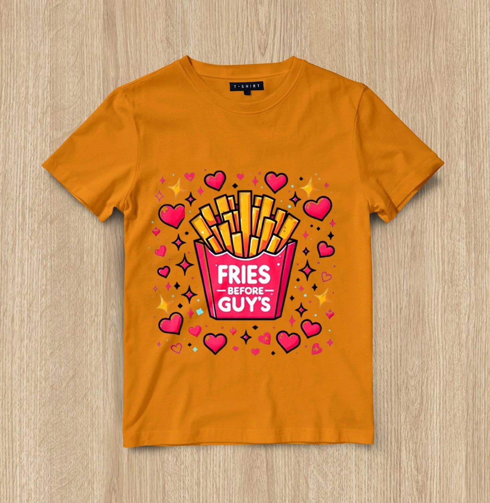 Custom Fast Food Obsession Graphic T-shirt Design Unisex Jersey Short Sleeve Tee