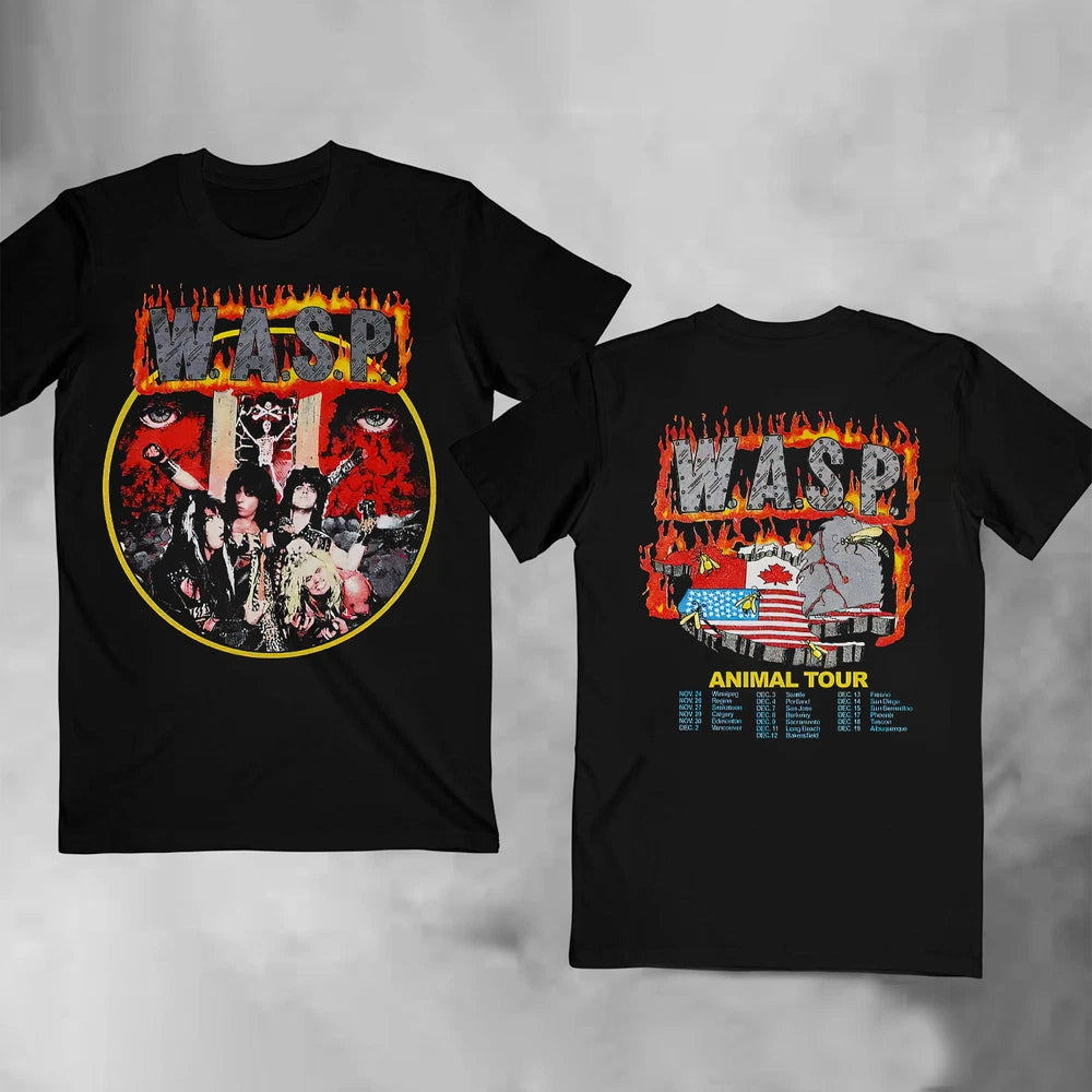 Wasp Animal Tour Shirt Double Sided Shirt