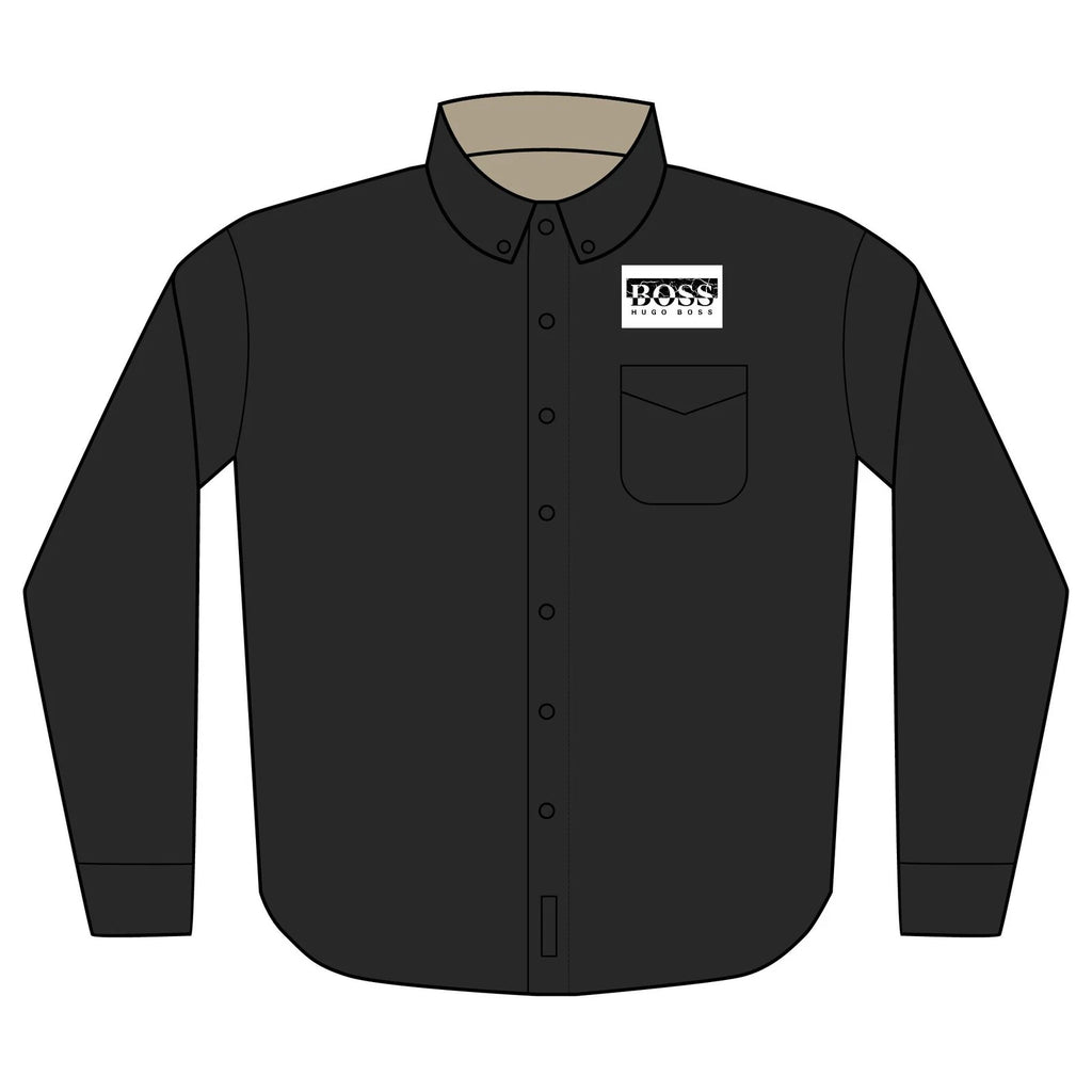 Custom Logo Chest Embroidery Long Sleeve Shirt | Workwear